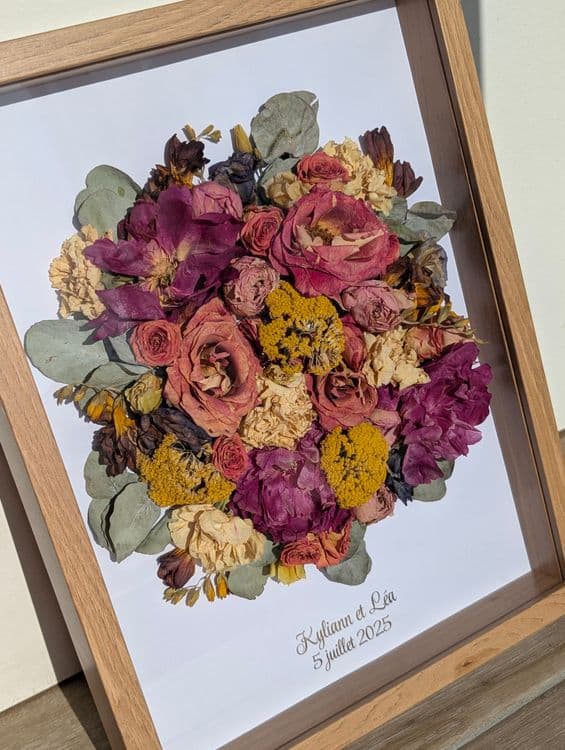 Herbier Reproduction du bouquet en 3D