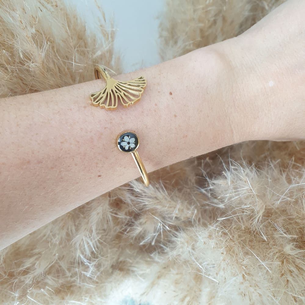 Bracelet ginkgo sureau