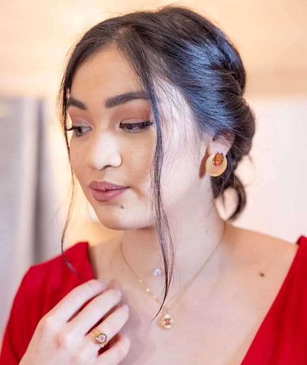 Boucles d'oreilles coque fenouil